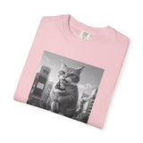 Purr-zilla van Scoop Unisex Garment-Dyed T-shirt