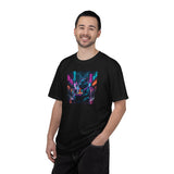 Neon Cyberpunk Capybara Cityscape T-Shirt | Futuristic Night Street Art