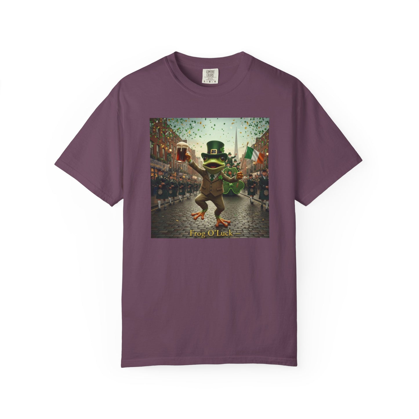 Irish Frog Unisex Garment-Dyed T-shirt