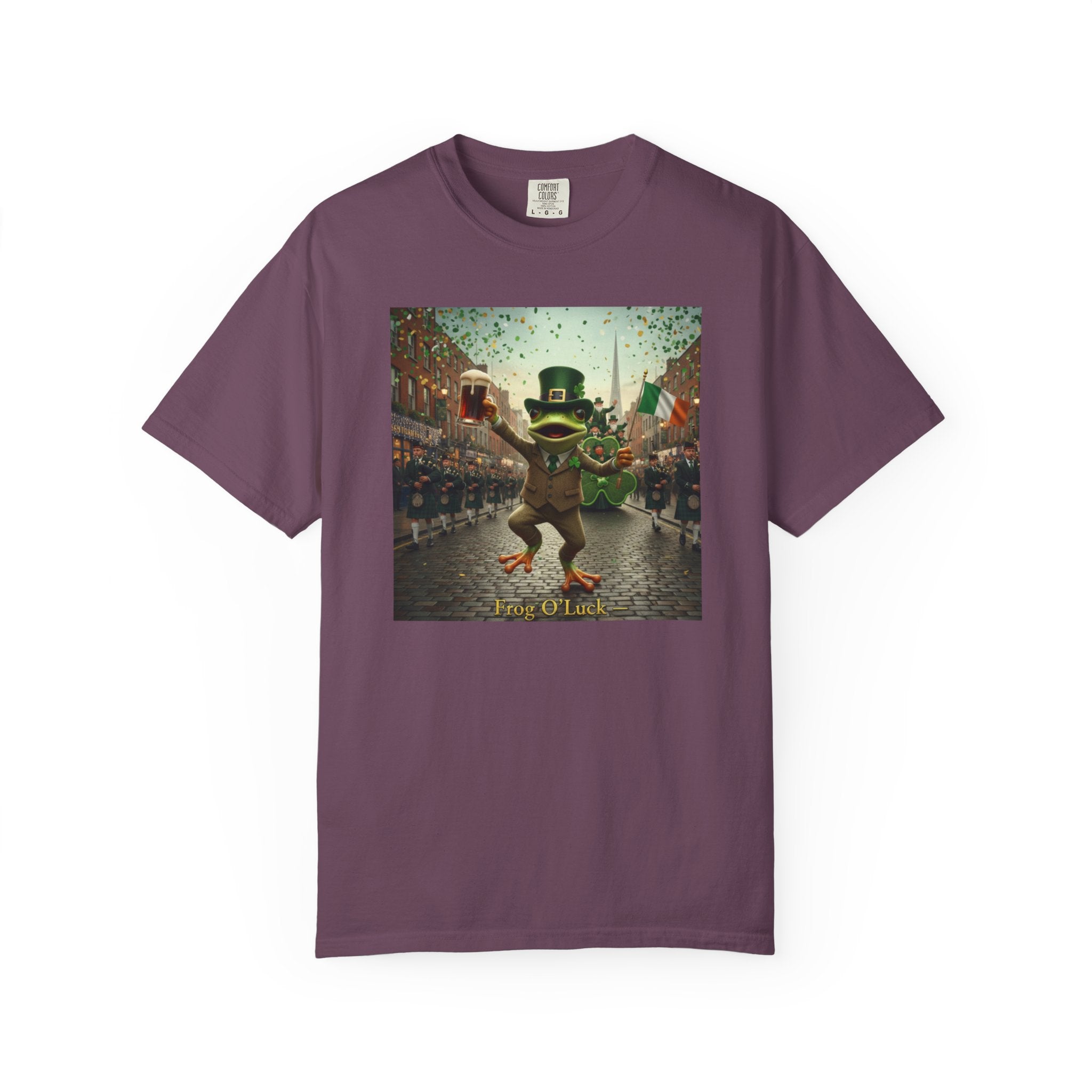 Irish Frog Unisex Garment-Dyed T-shirt