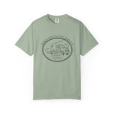 Vintage Semi Truck Line Art T-Shirt | Trucker Logo Tee
