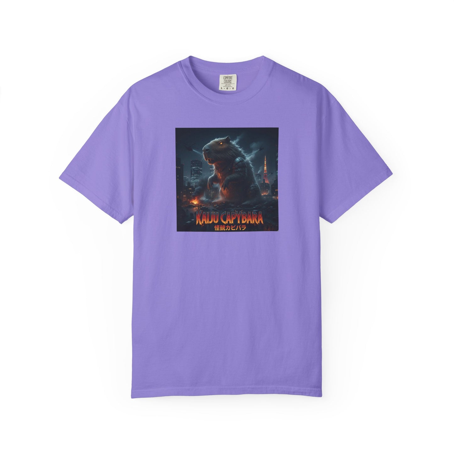 Kaiju Capybara T-shirt | Giant Monster Rodent Graphic Tee