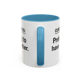 Current Status: Pretending to Have It Together mug | Accent Coffee Mug