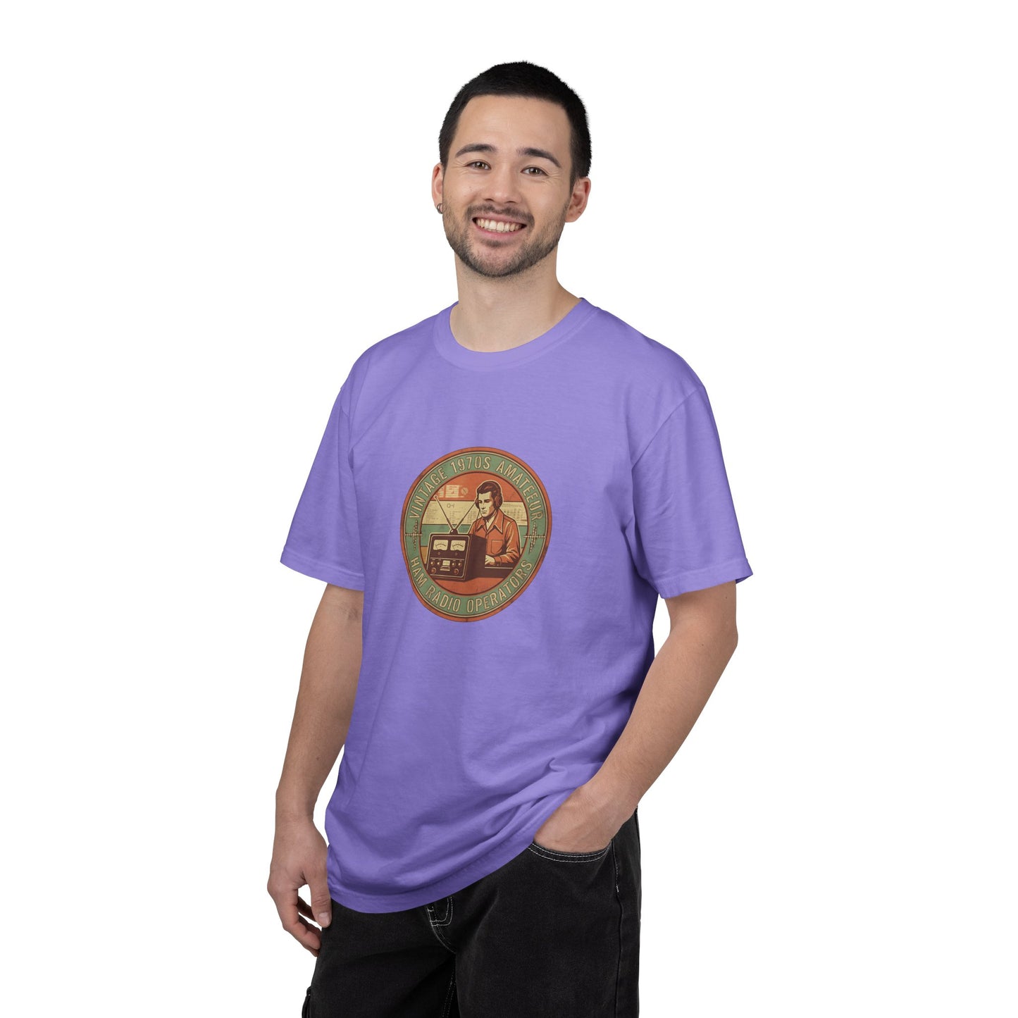 70s Retro Radio Ham T-shirt | Vintage Ham Radio Design