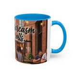 Sarcastic Girl Illustration Mug | 11oz or 15oz Colorful Ceramic
