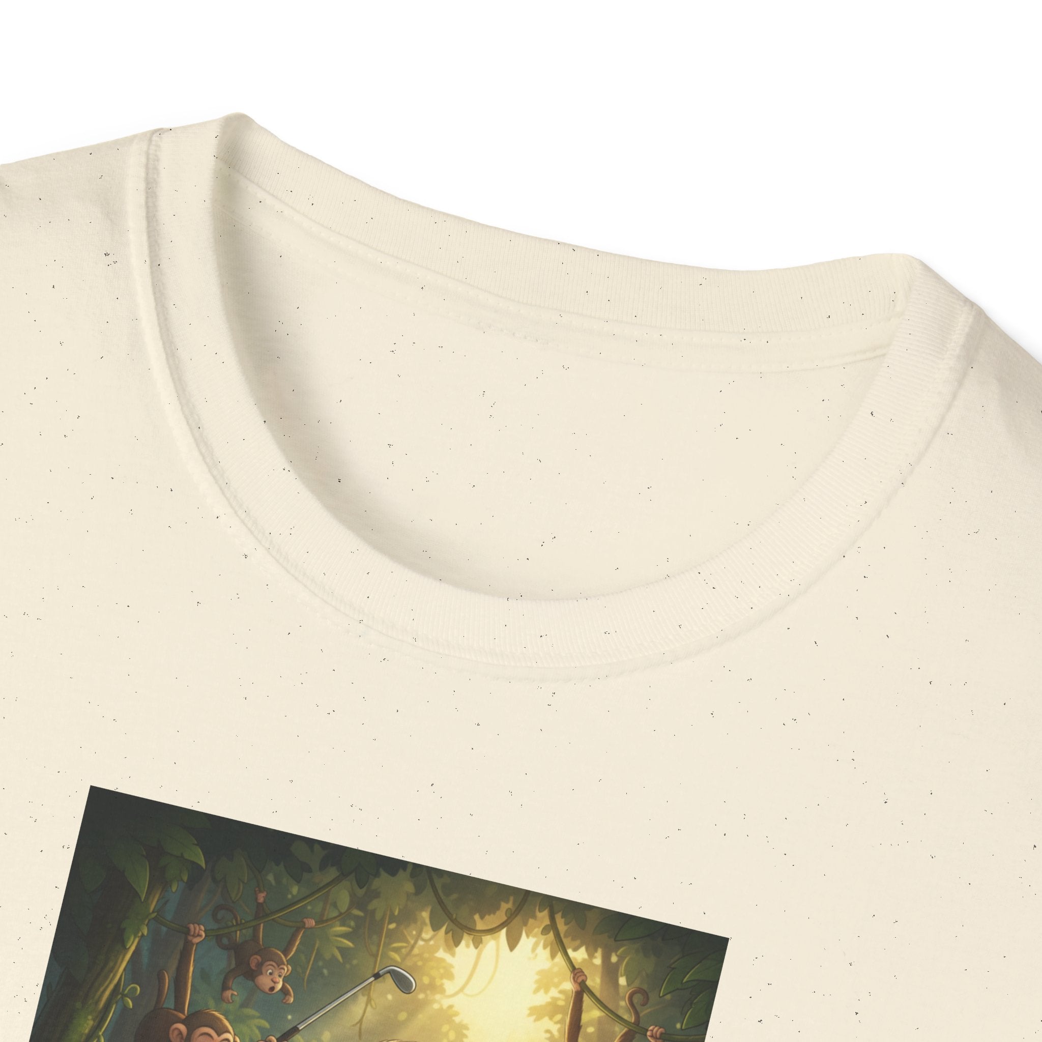 Slow Living Sloth Golfer T-Shirt | Zen Sportswear Tropical Golf Silas