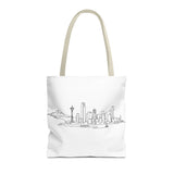 Seattle Emerald City Line Art Tote