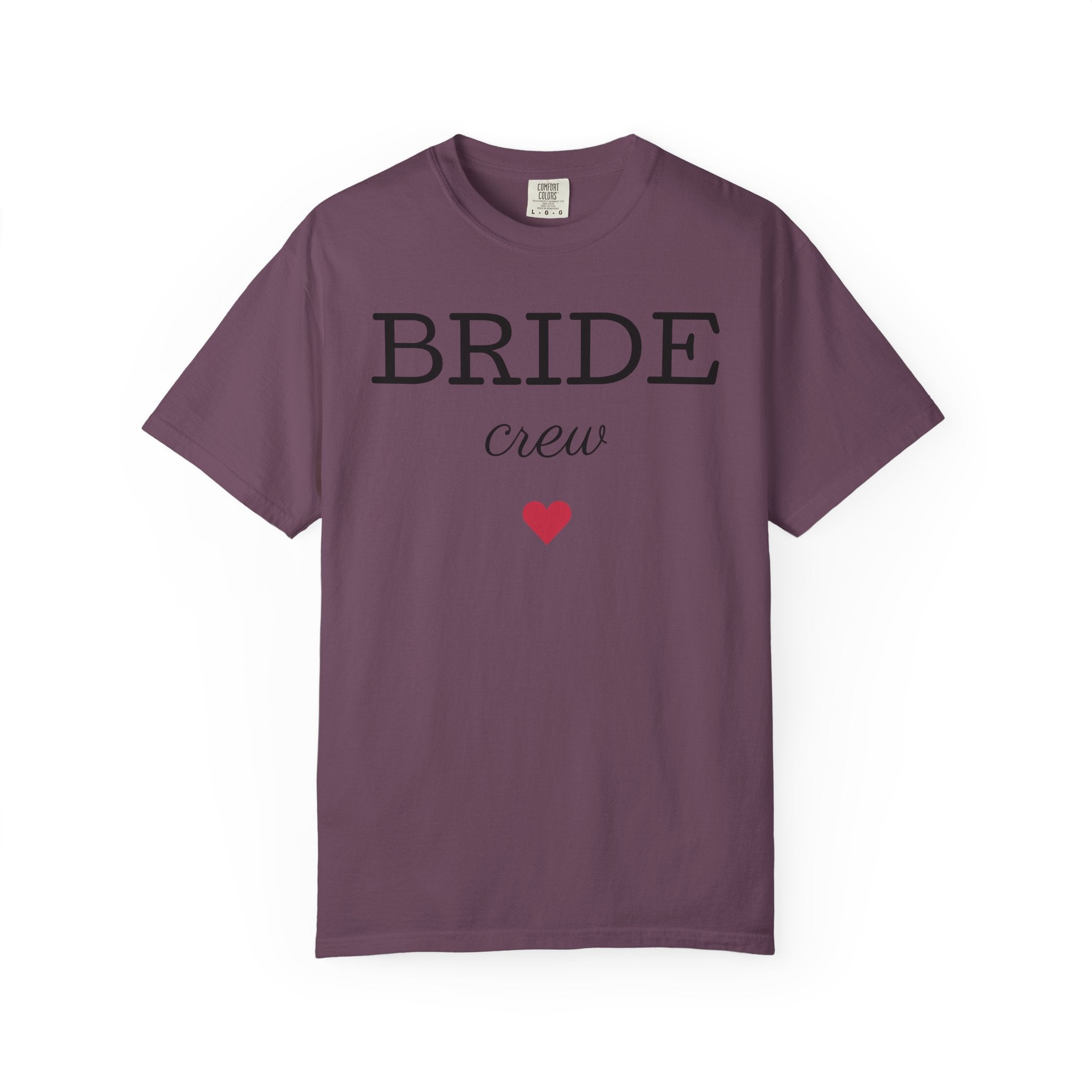 Bride Crew T-Shirt | Bachelorette Party Tee, Heart Bridesmaid Shirt