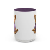 Meditating Yorkshire Terrier Mug | Accent Coffee Mug 11oz 15oz