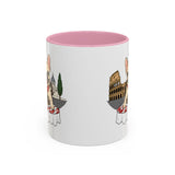 French Bulldog Pasta in Rome Mug | Ceramic Coffee Cup