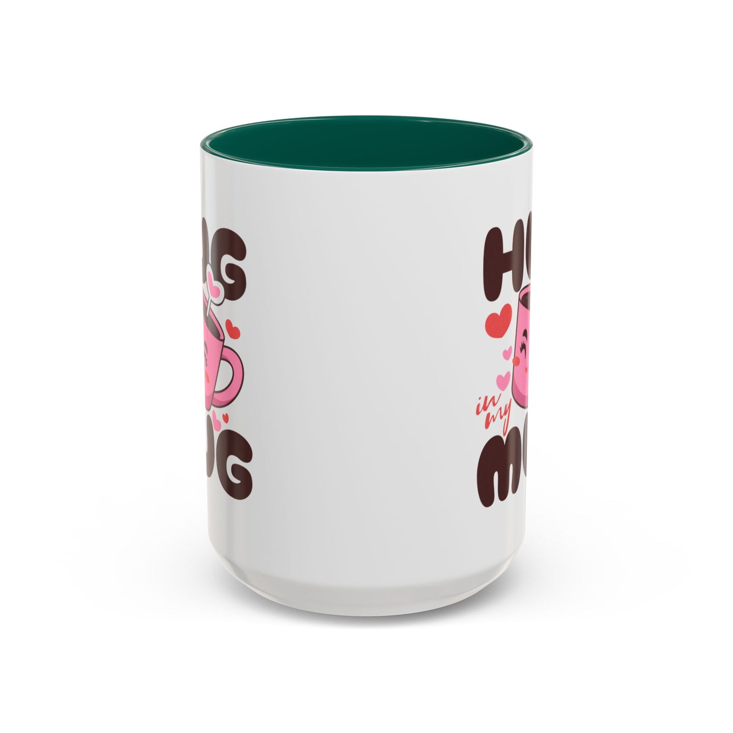 Hug in My Mug Mug | Cute Pink Cup, Heart Coffee Design