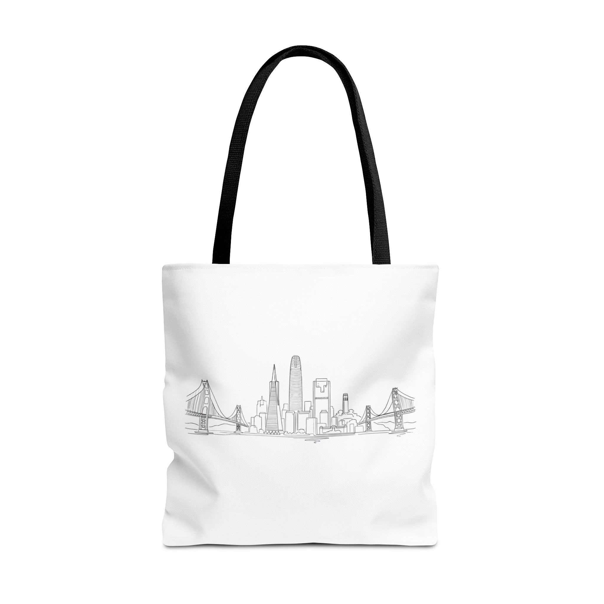 San Francisco Skyline Tote Bag | Minimal City Line Art