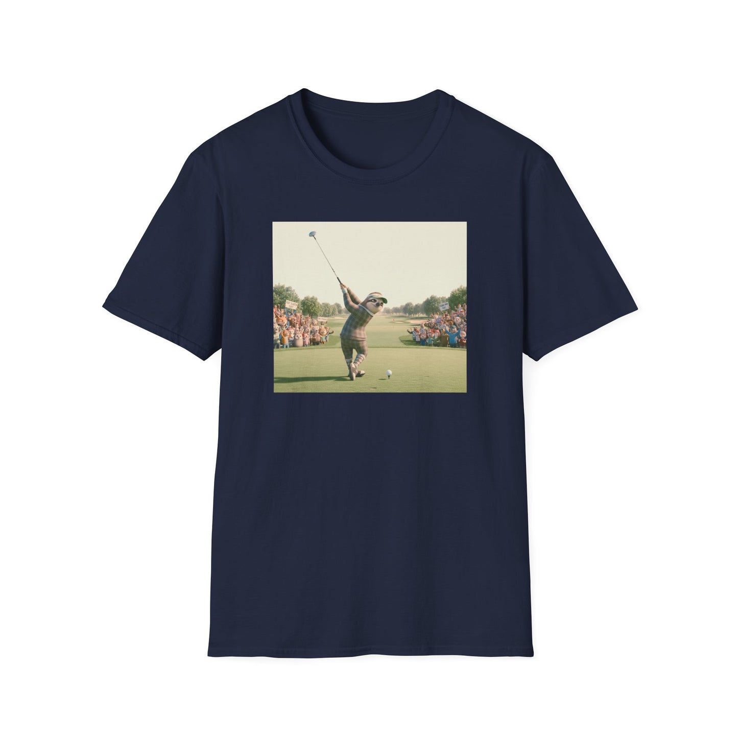 Sloth Golfer 3D Animation T-Shirt | Cinematic CGI Sporting Character