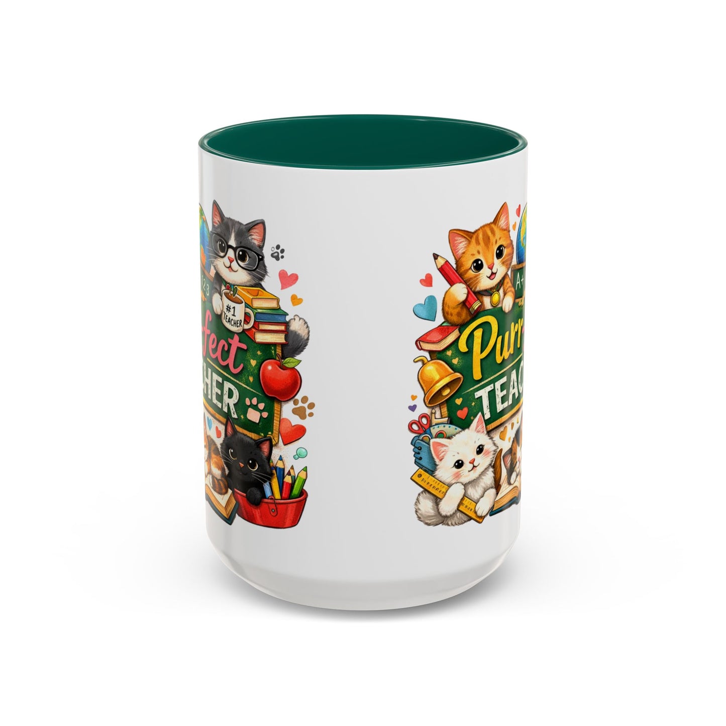 Purr-fect Teacher Mug | Cat Classroom Design, 11oz or 15oz