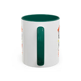 Morning Coffee Mug | Retro Cartoon Coffee Cup, Colorful Ceramic