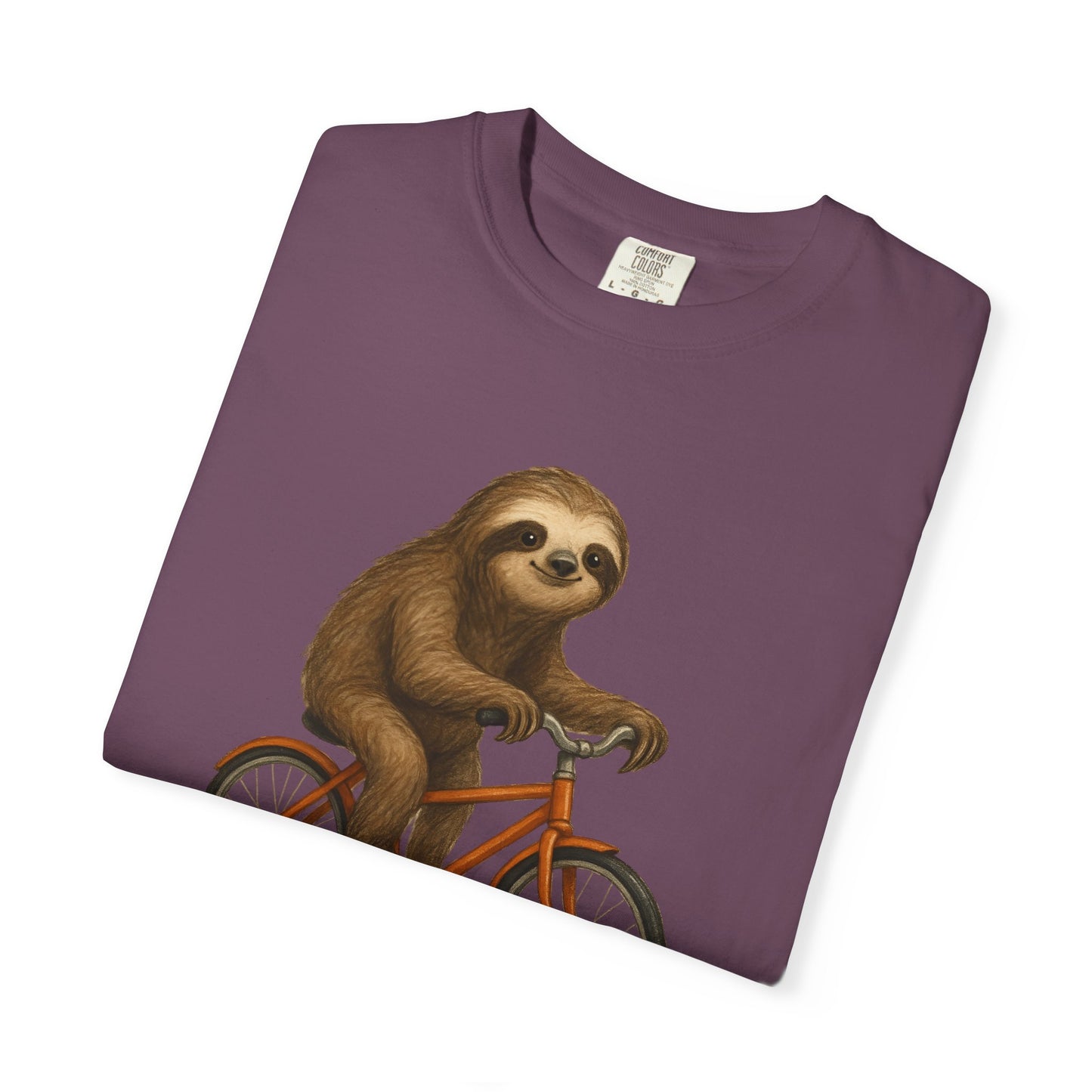 Sloth Bicycle Shirt – Funny Riding Bike Illustration Tees for Cycling Lover