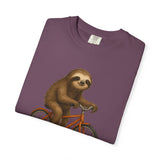 Sloth Bicycle Shirt – Funny Riding Bike Illustration Tees for Cycling Lover