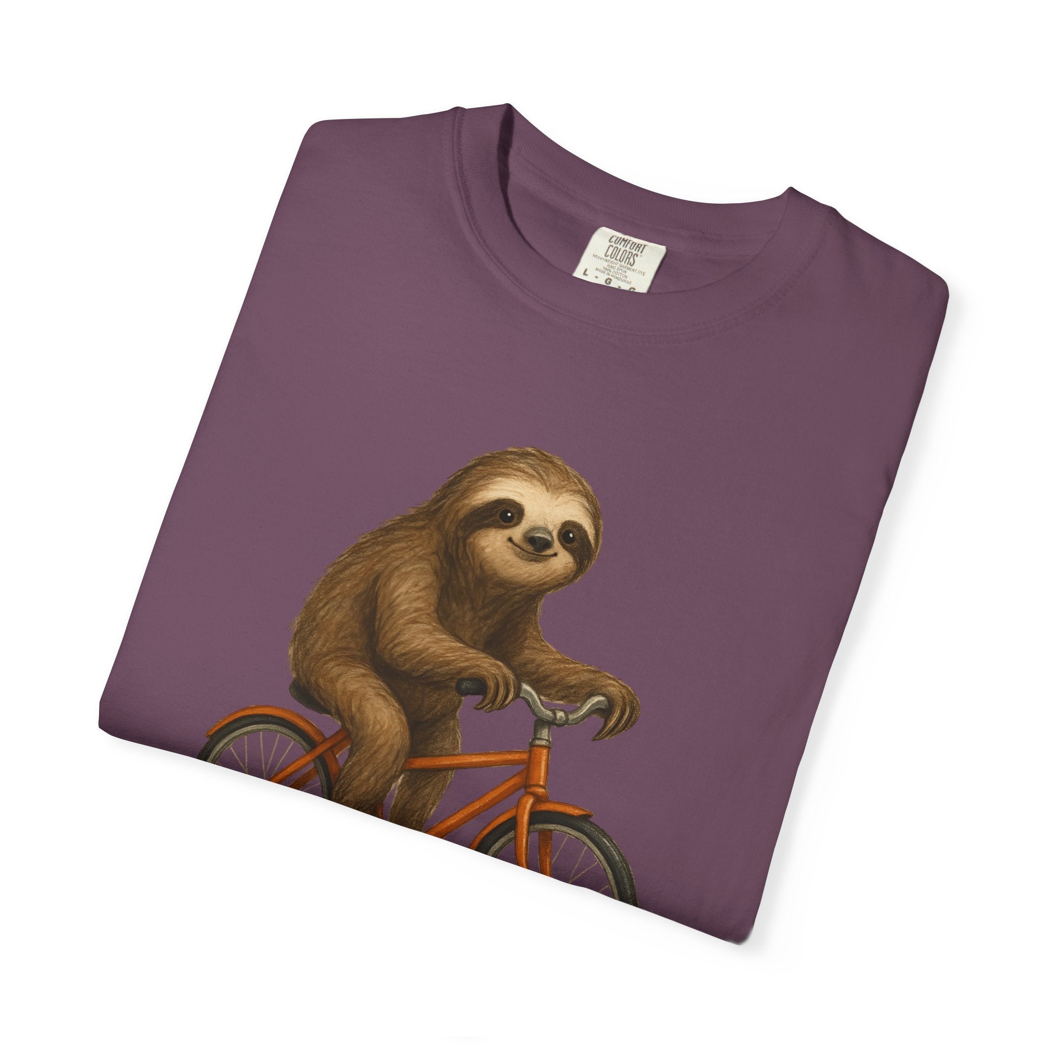 Sloth Bicycle Shirt – Funny Riding Bike Illustration Tees for Cycling Lover