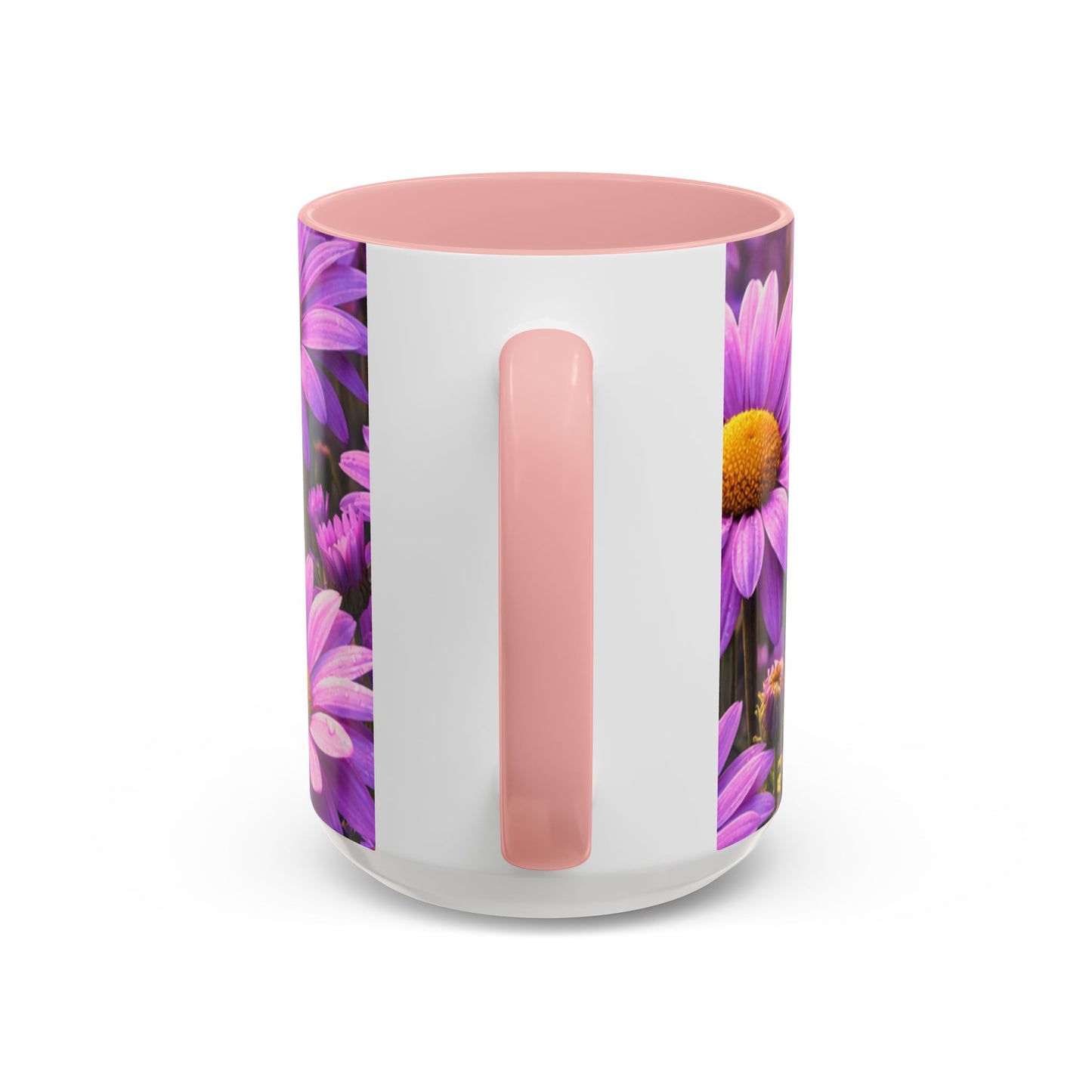 Purple Daisy Floral Mug | Accent Coffee Mug 11oz 15oz