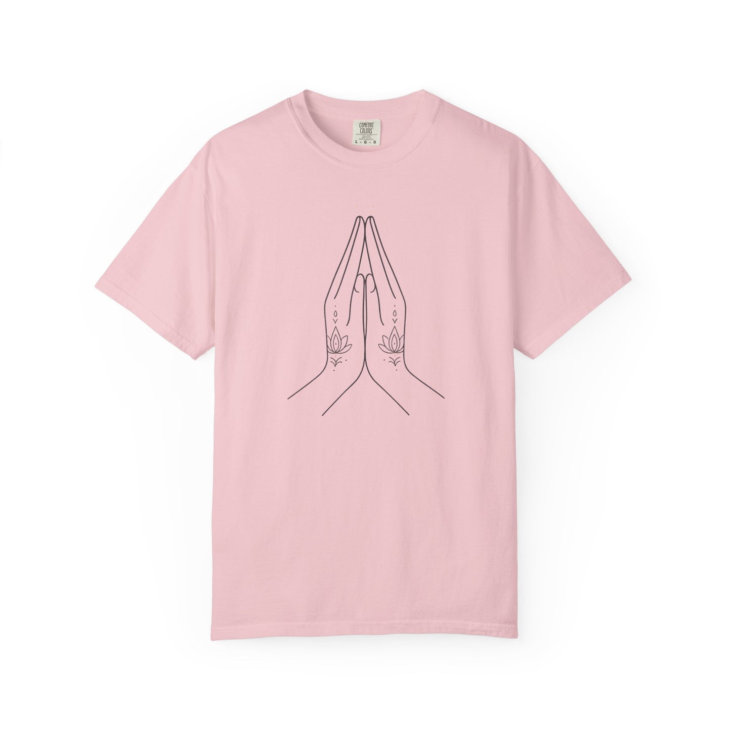 Yoga Namaste Praying Shirt – Unisex Spiritual Hands Henna Tattoo Tees