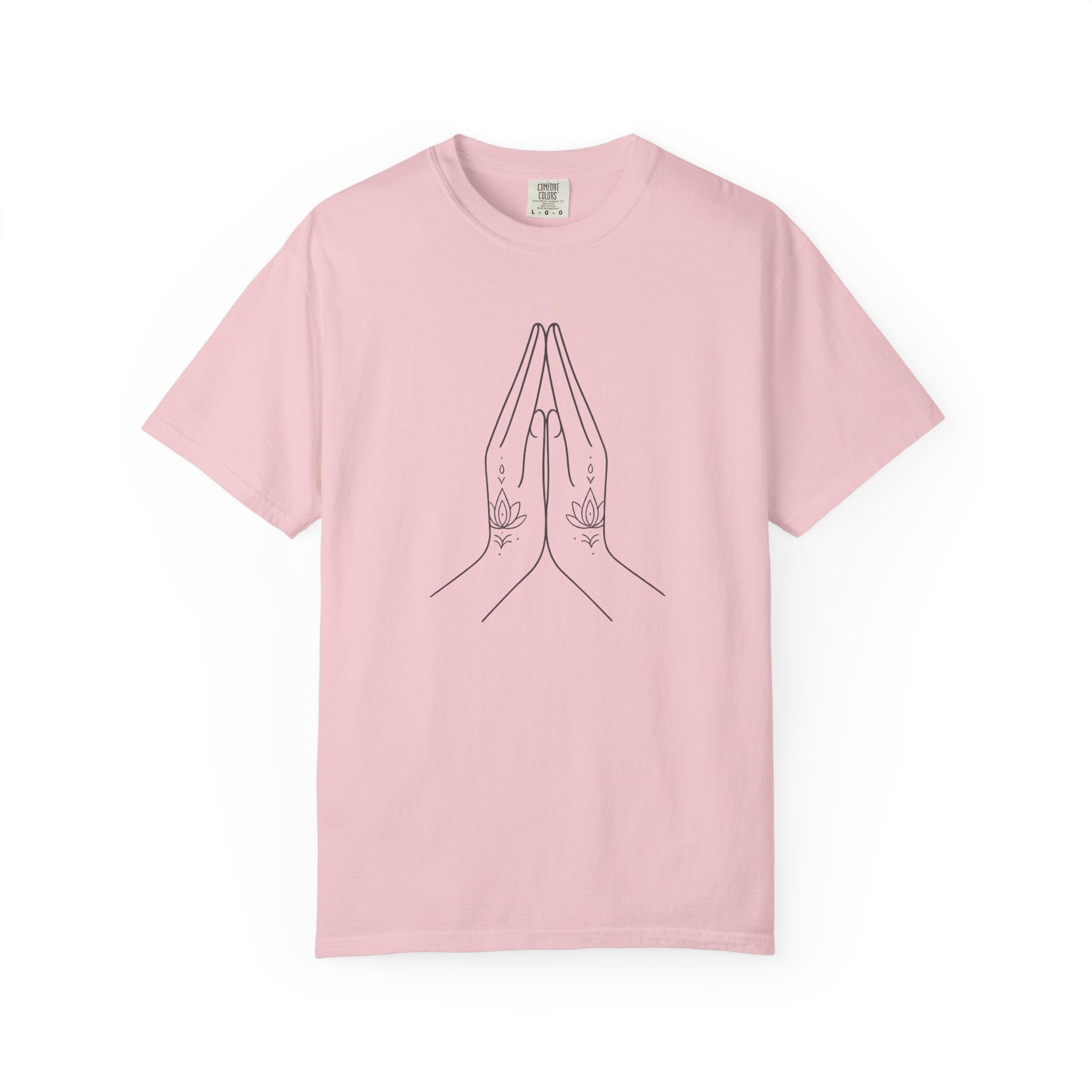 Yoga Namaste Praying Shirt – Unisex Spiritual Hands Henna Tattoo Tees