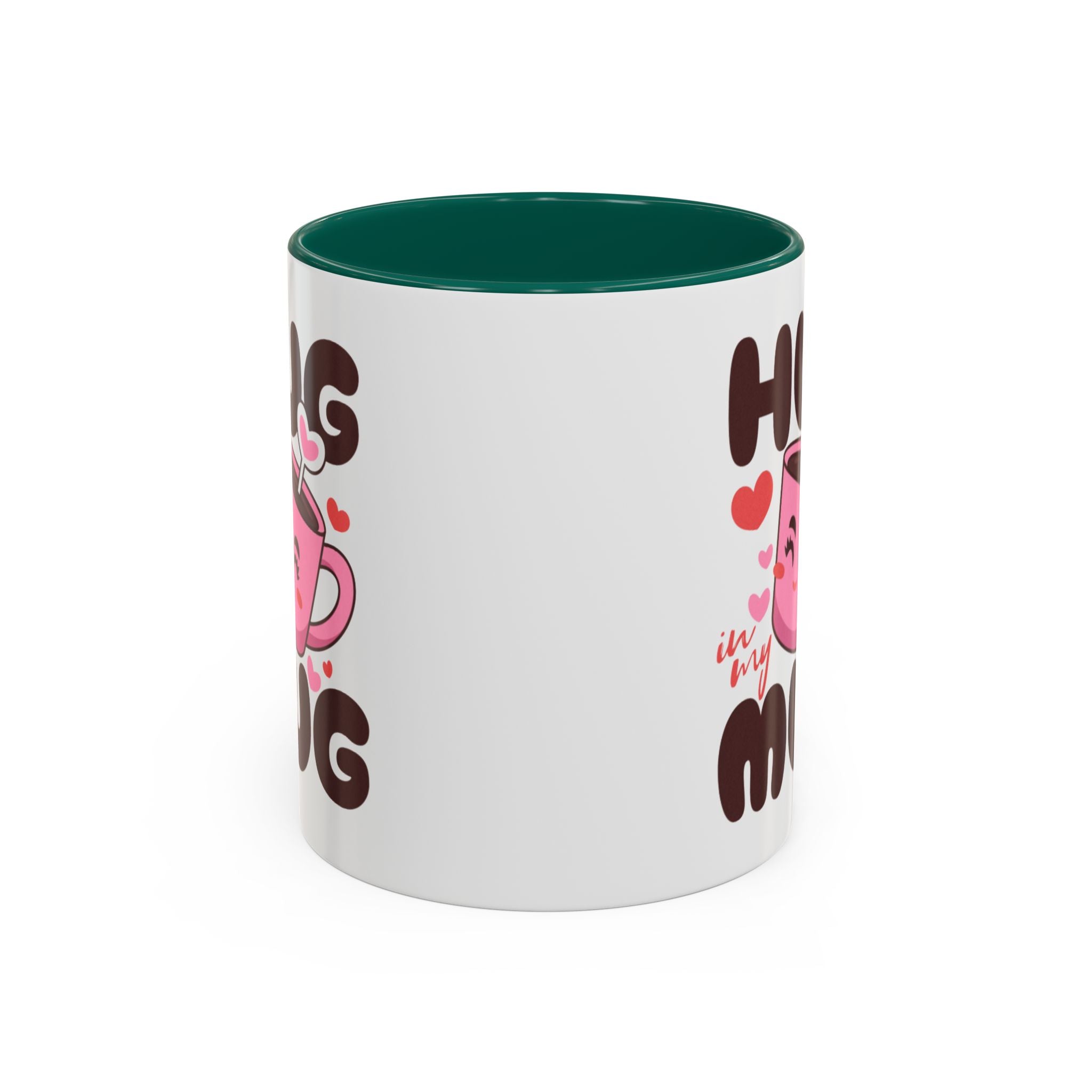 Hug in My Mug Mug | Cute Pink Cup, Heart Coffee Design