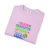 Main Character Energy T-shirt | Colorful Flame, Smiley Icons