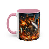 Catzilla Tokyo Cityscape Mug | Color Interior 11oz 15oz