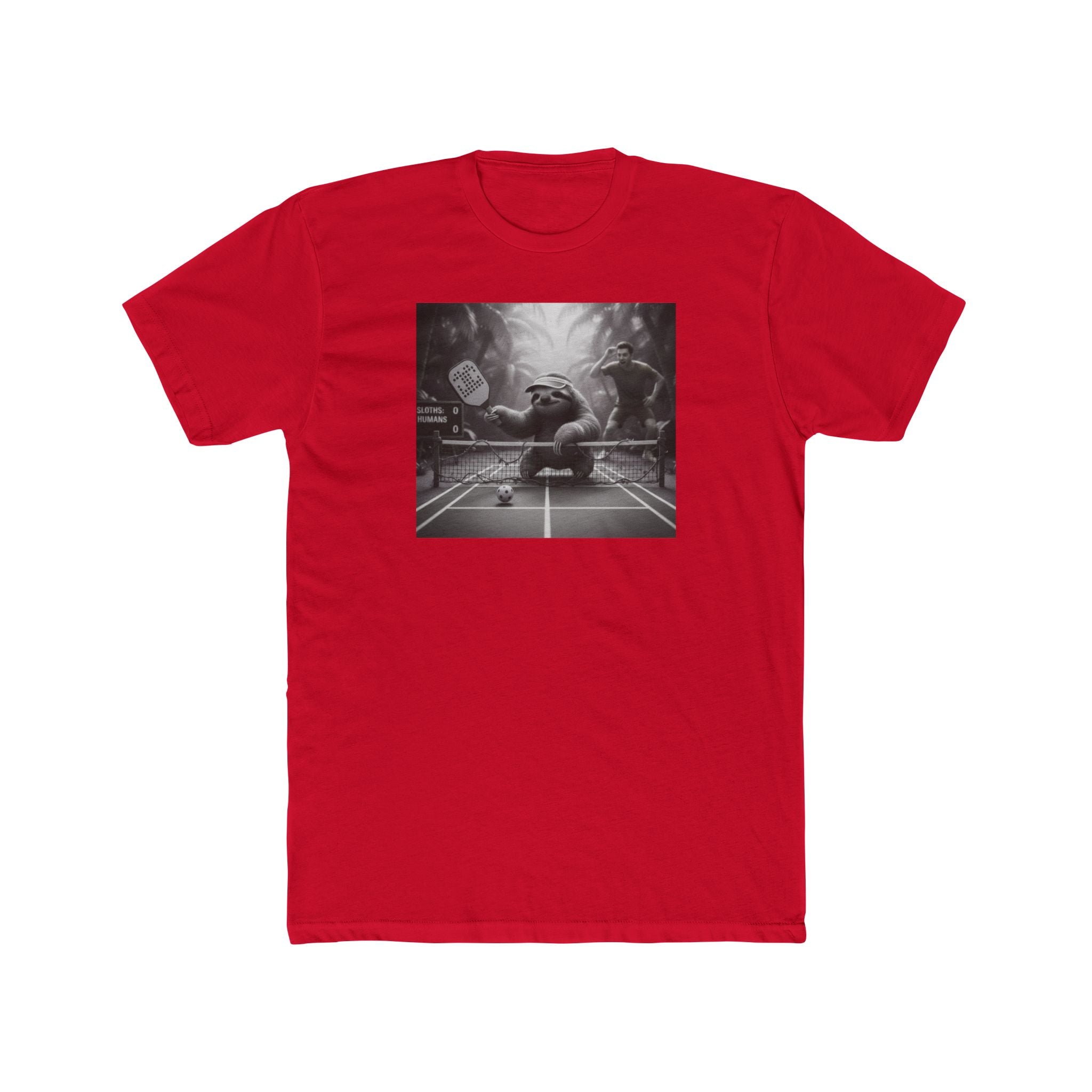 Dink-Shot Sloth Pickleball Tee | Slow-Motion Sportswear Parody