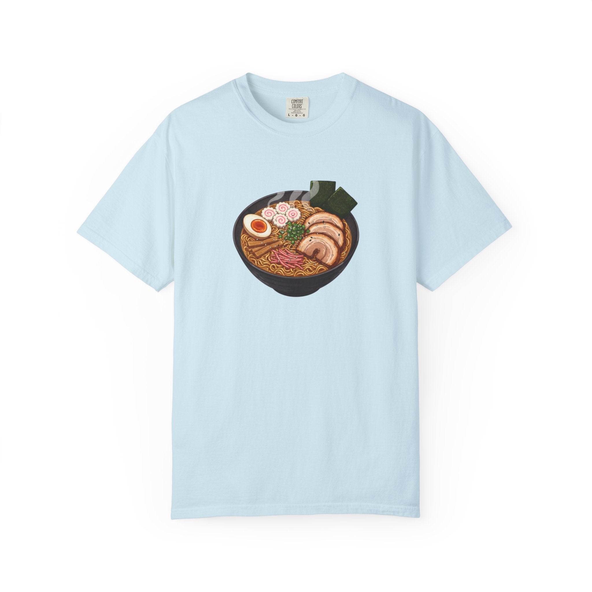 Ramen Bowl Illustration T-shirt | Cute Noodle Soup Graphic