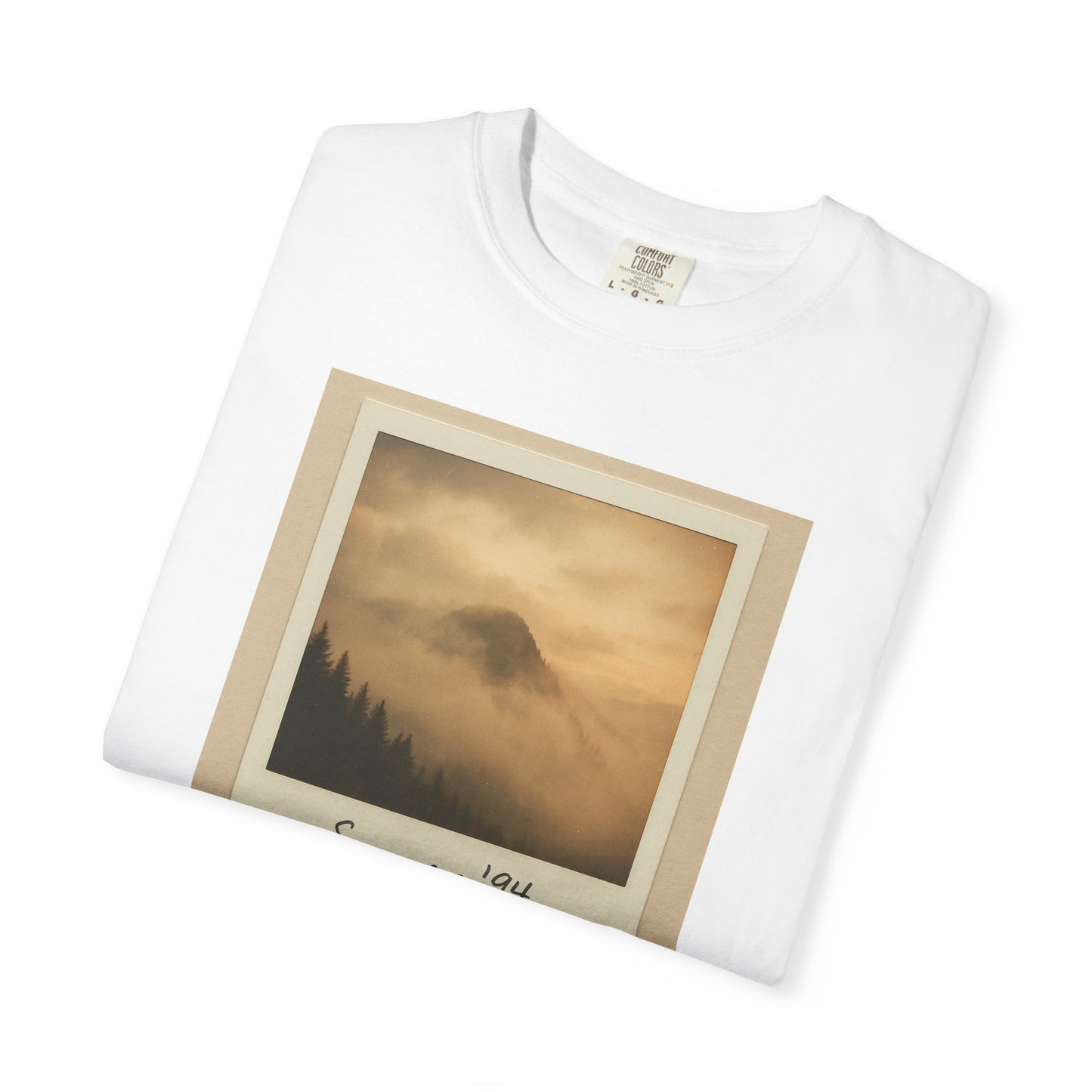 Vintage Polaroid Mountain Photo T-Shirt | Summer '94