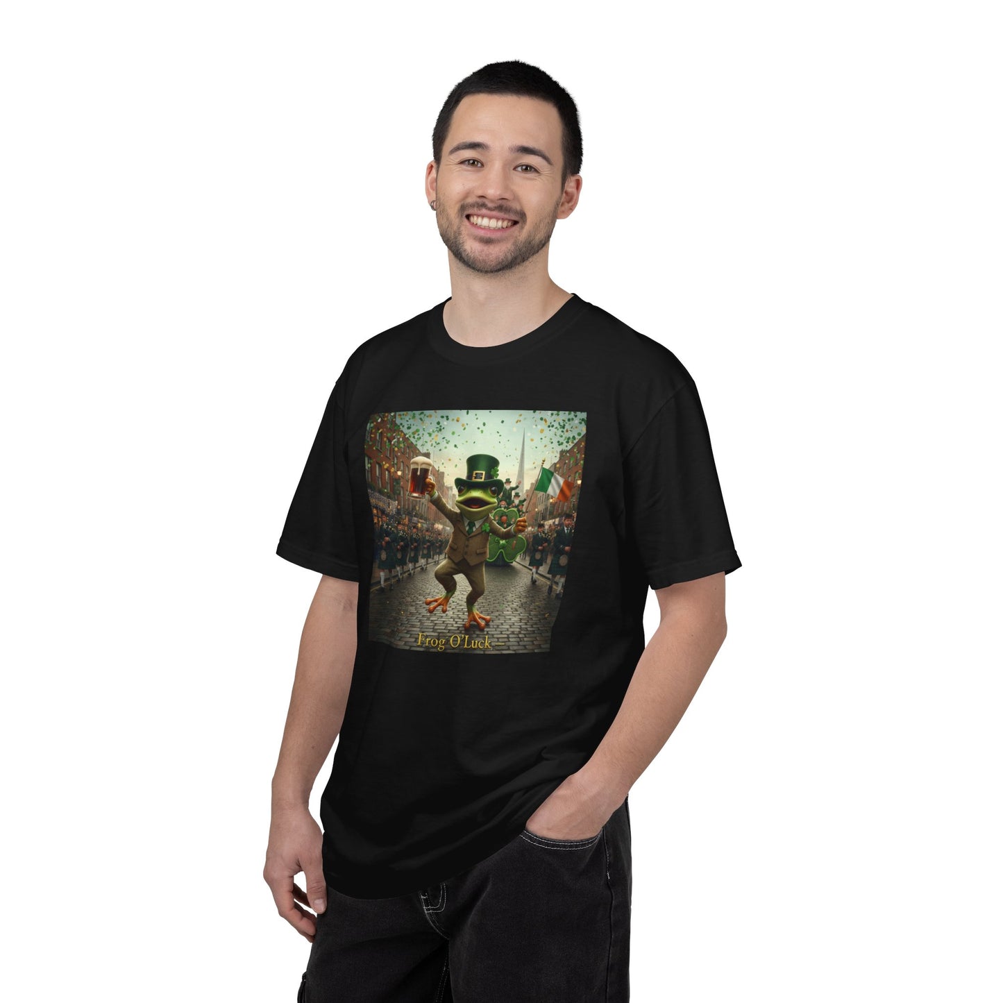 Irish Frog Unisex Garment-Dyed T-shirt