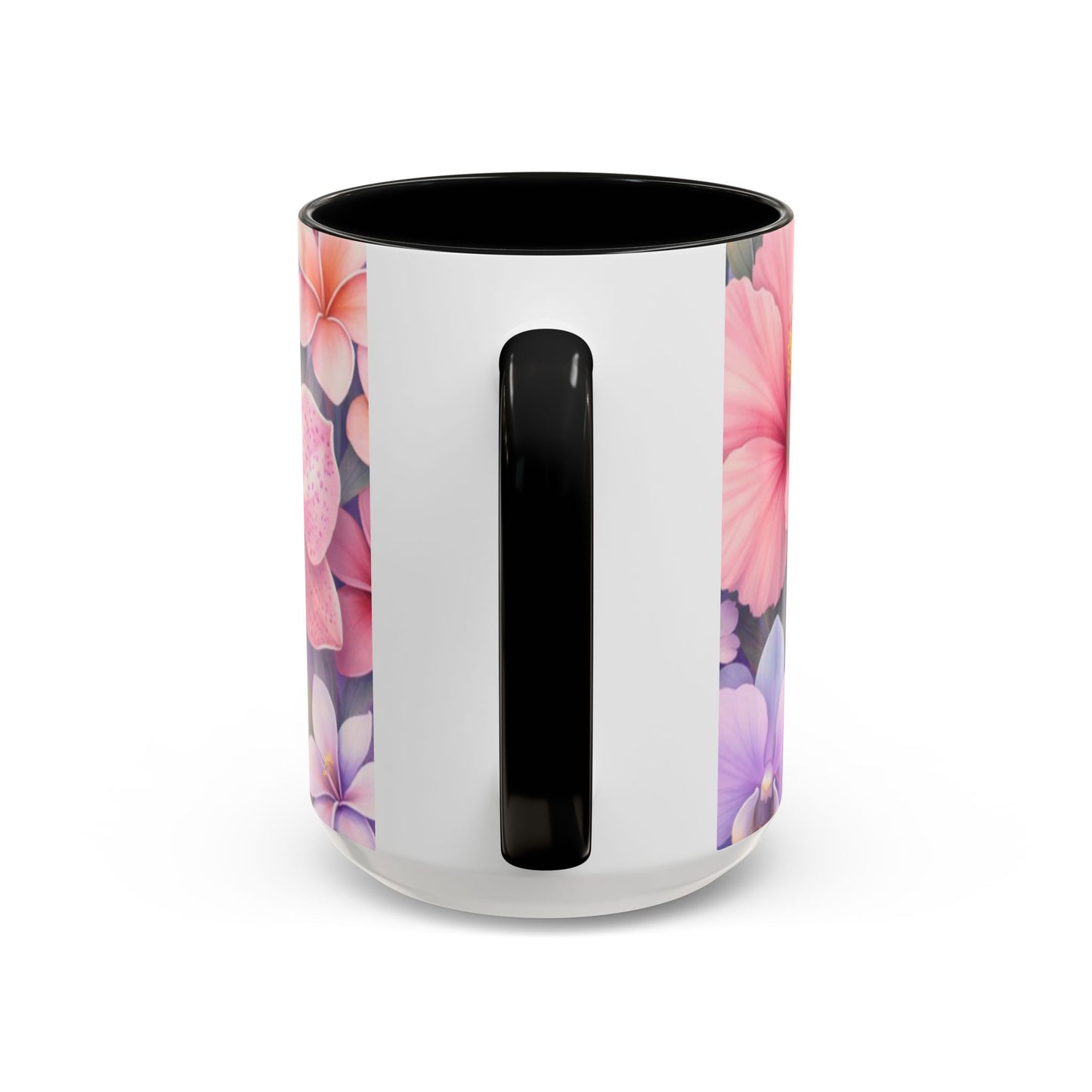 Tropical Orchid Floral Mug | Accent Coffee Mug 11oz 15oz