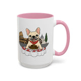 French Bulldog Pasta in Rome Mug | Ceramic Coffee Cup