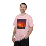 Sunset Palm Silhouette T-shirt | Tropical Sunset Tee