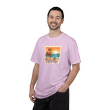 Capybara Patrol Sunset Surfing Capybara T-Shirt | Retro Beach Vibes