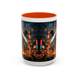 Catzilla Tokyo Cityscape Mug | Color Interior 11oz 15oz