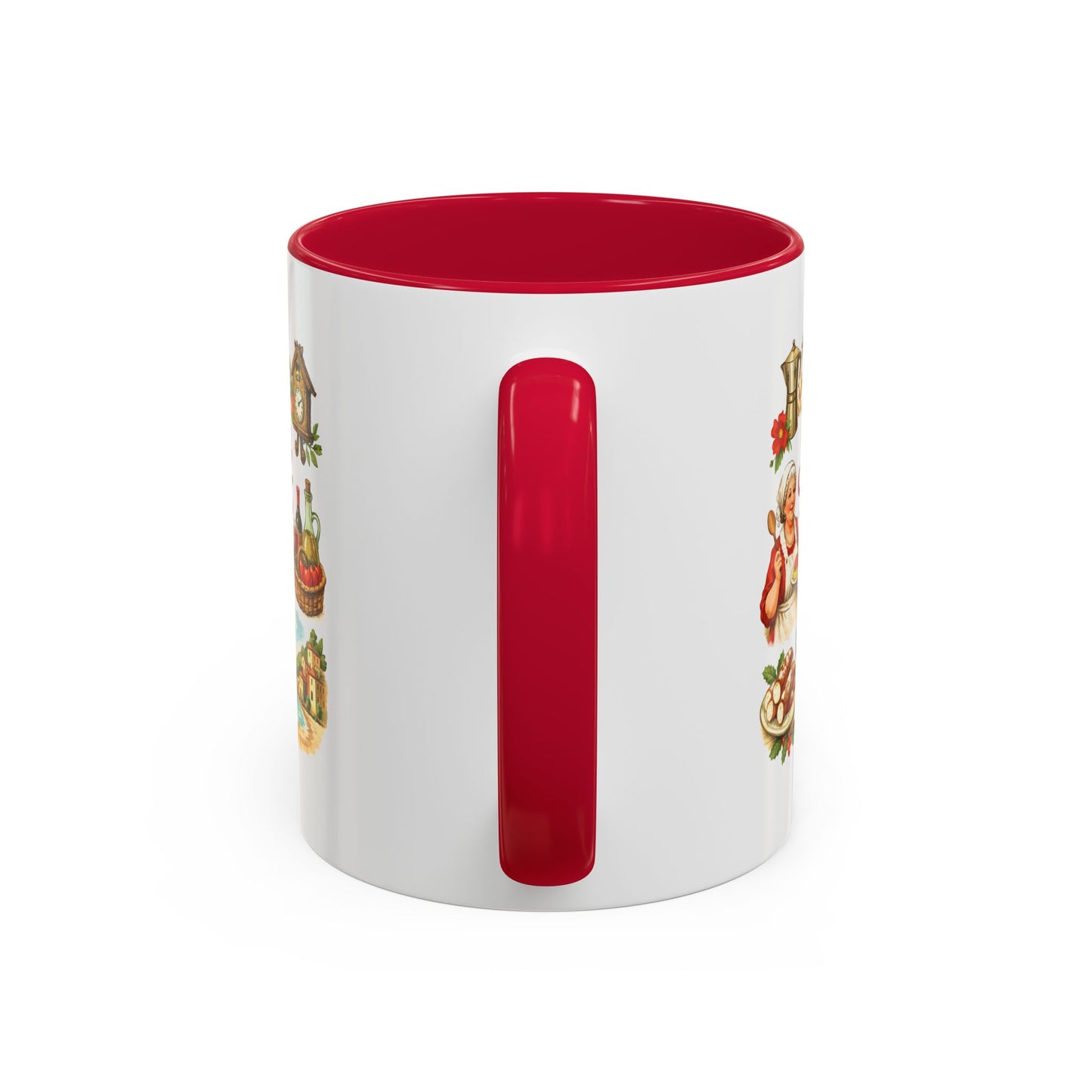Nonna Holiday mug | Italian grandma kitchen design, vintage food icons