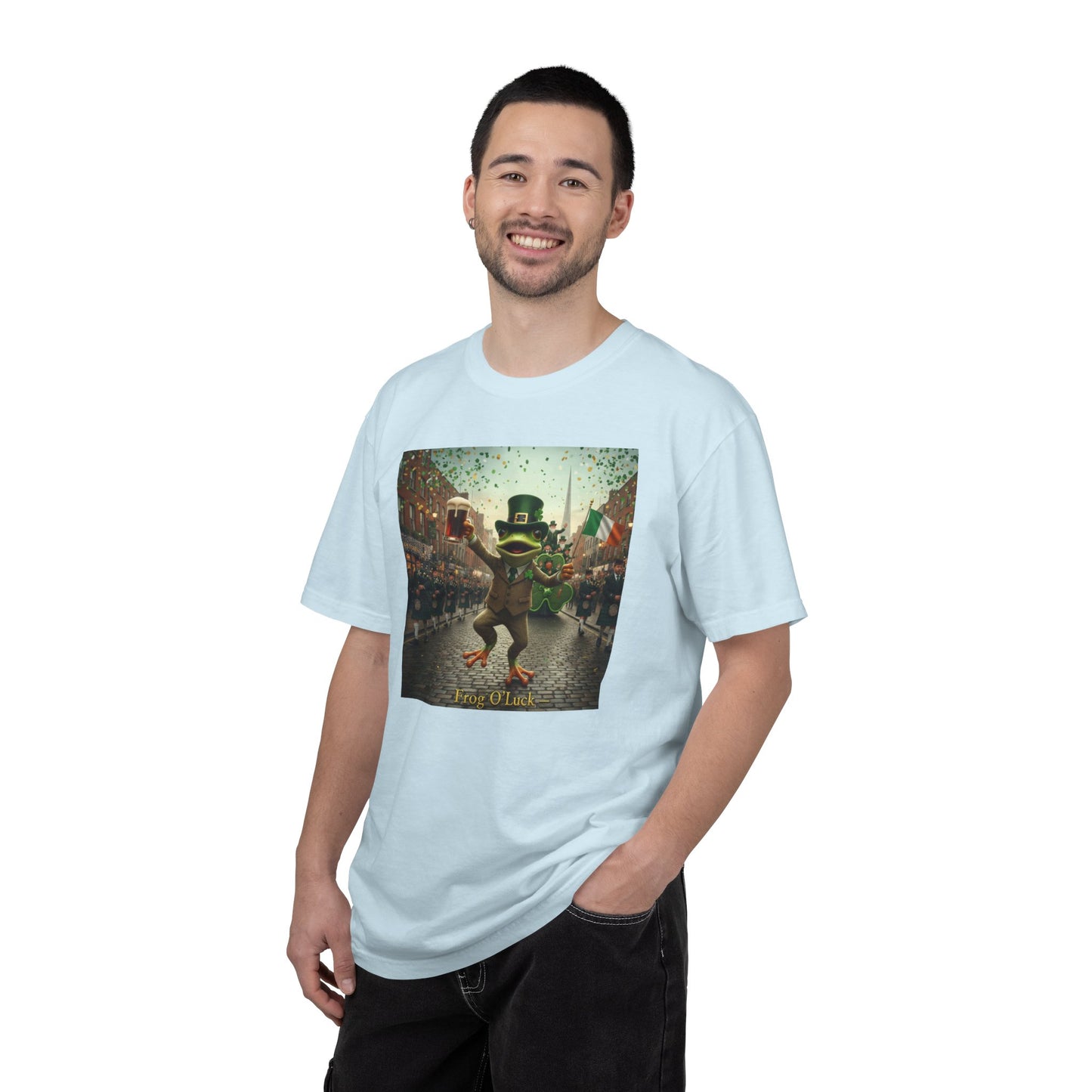 Irish Frog Unisex Garment-Dyed T-shirt