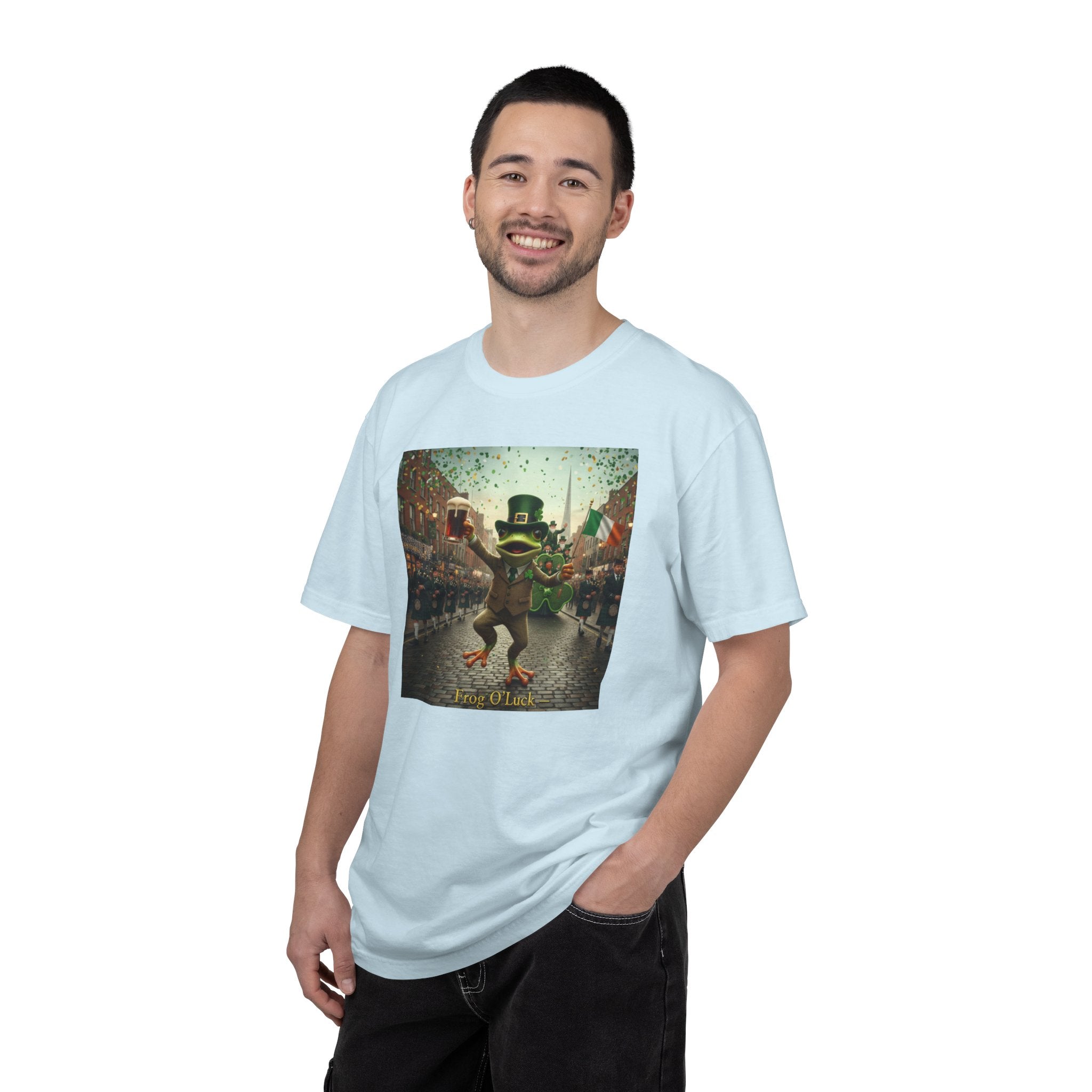 Irish Frog Unisex Garment-Dyed T-shirt