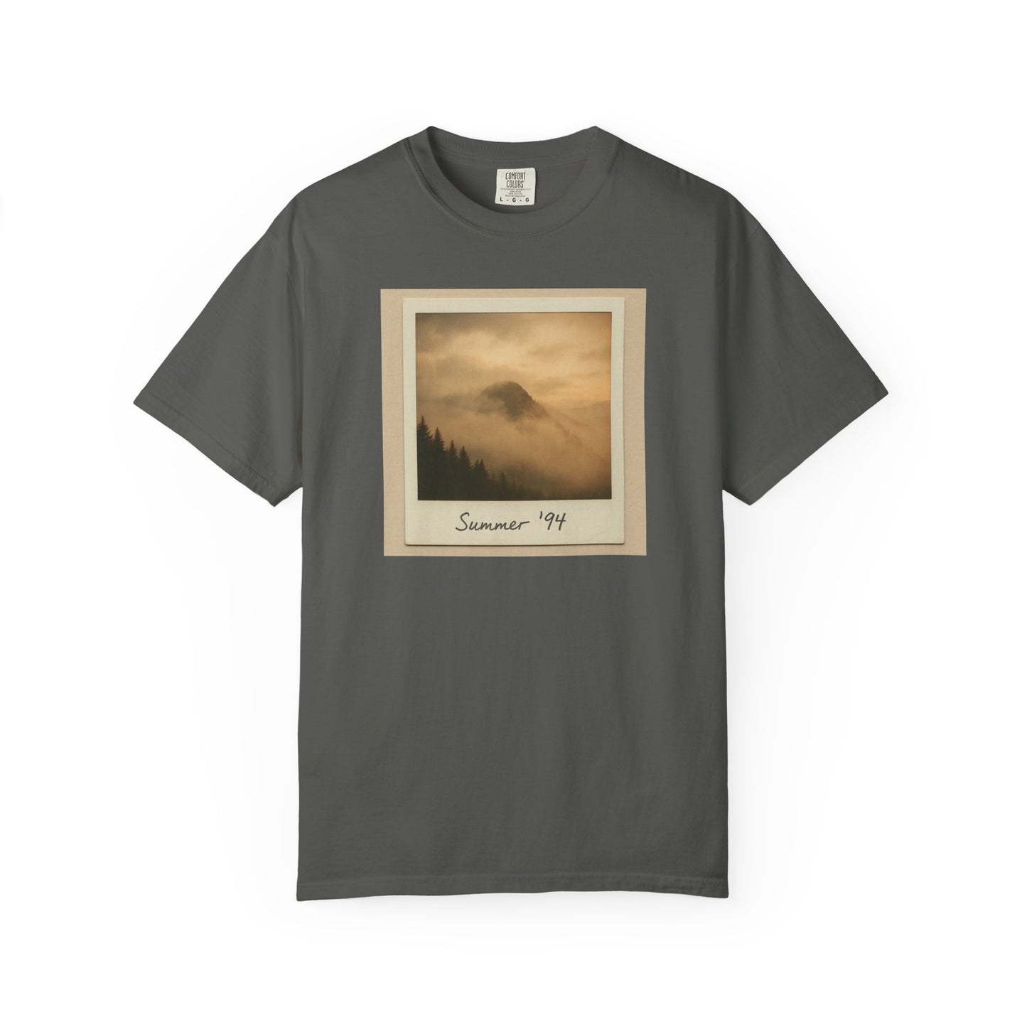 Vintage Polaroid Mountain Photo T-Shirt | Summer '94