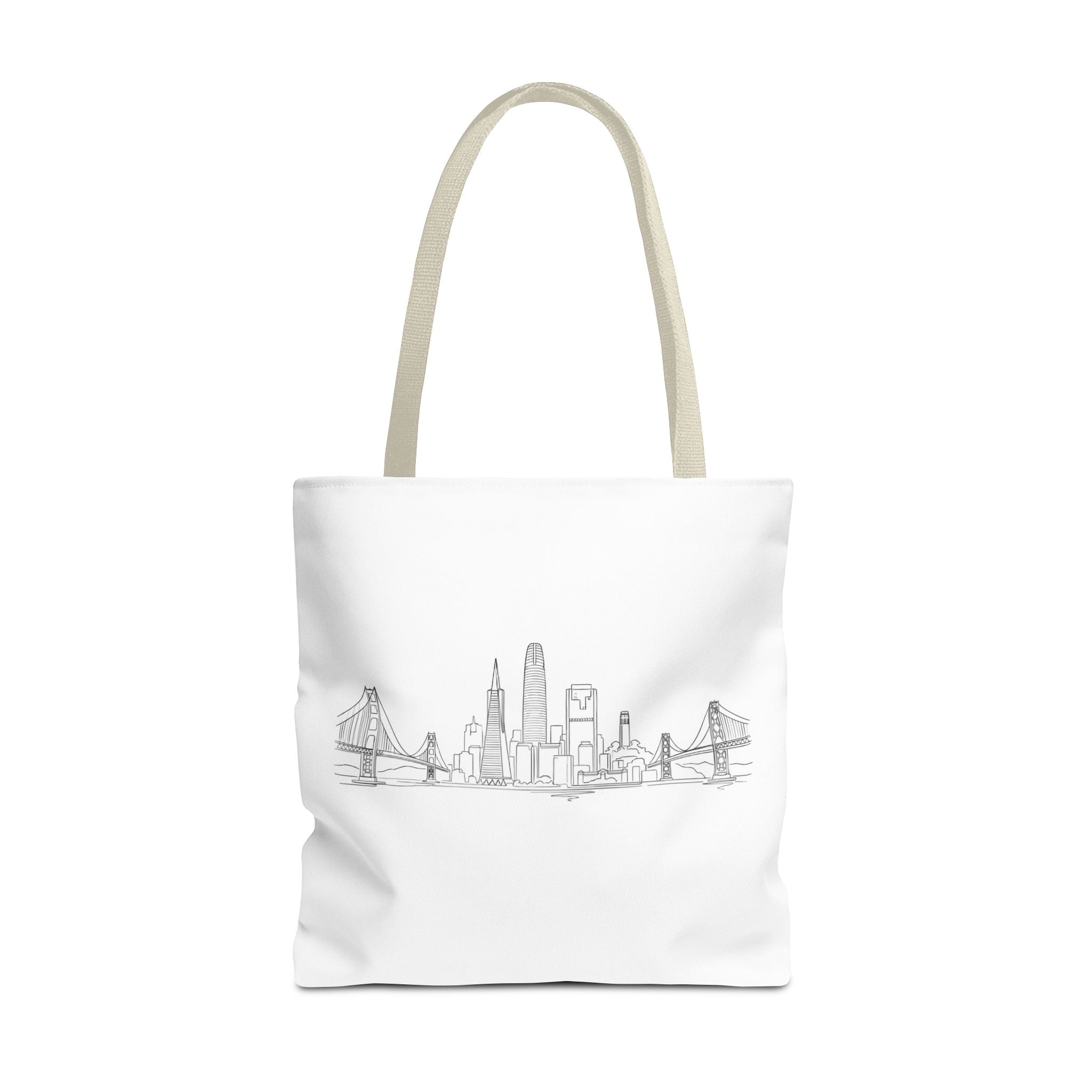 San Francisco Skyline Tote Bag | Minimal City Line Art
