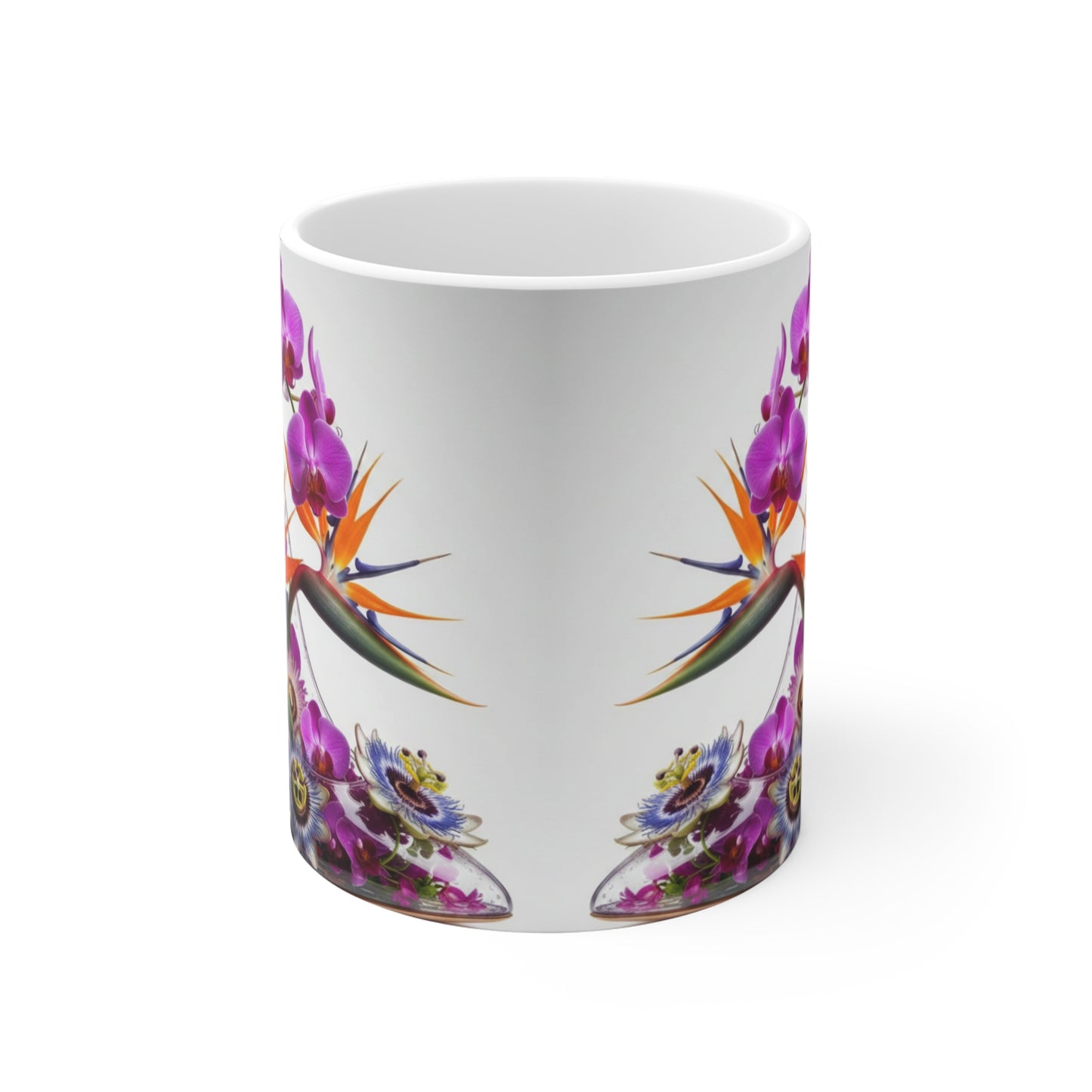 Floral Paradise Mug | Tropical Flower Coffee Cup