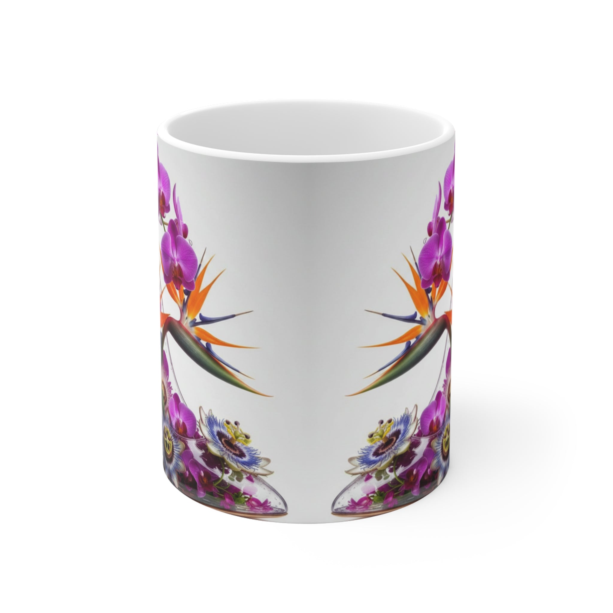 Floral Paradise Mug | Tropical Flower Coffee Cup