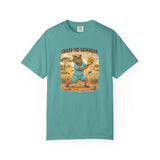 Smash the Savannah Capybara Pickleballer T-Shirt | Animal Sports Graphic Tee