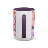 Tropical Orchid Floral Mug | Accent Coffee Mug 11oz 15oz