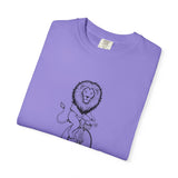 Lion Riding Vintage Penny-farthing Bike T-shirt
