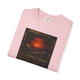 Eternal Voyage Sunset Illustration T-Shirt | Vintage Ocean Scene