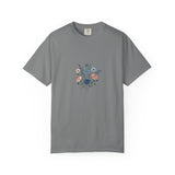 Wildflower Bouquet T-Shirt | Centered Floral Illustration, Daisies & Roses