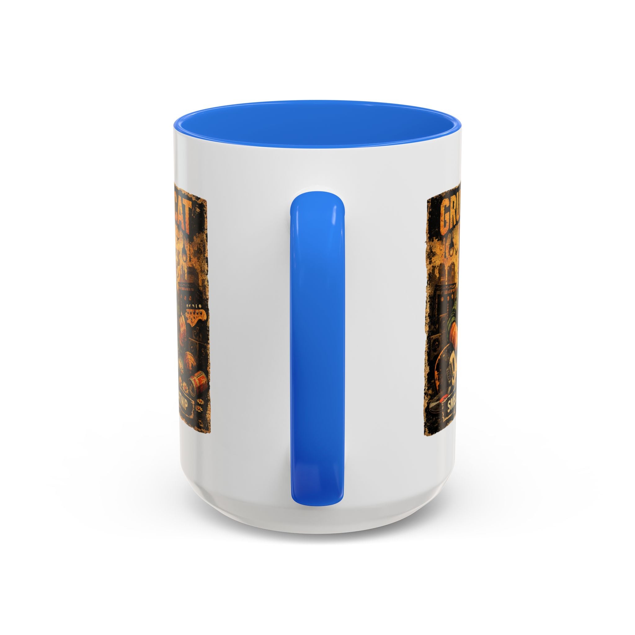Grunge Cat Smells Like Catnip Mug | Ceramic Coffee Cup